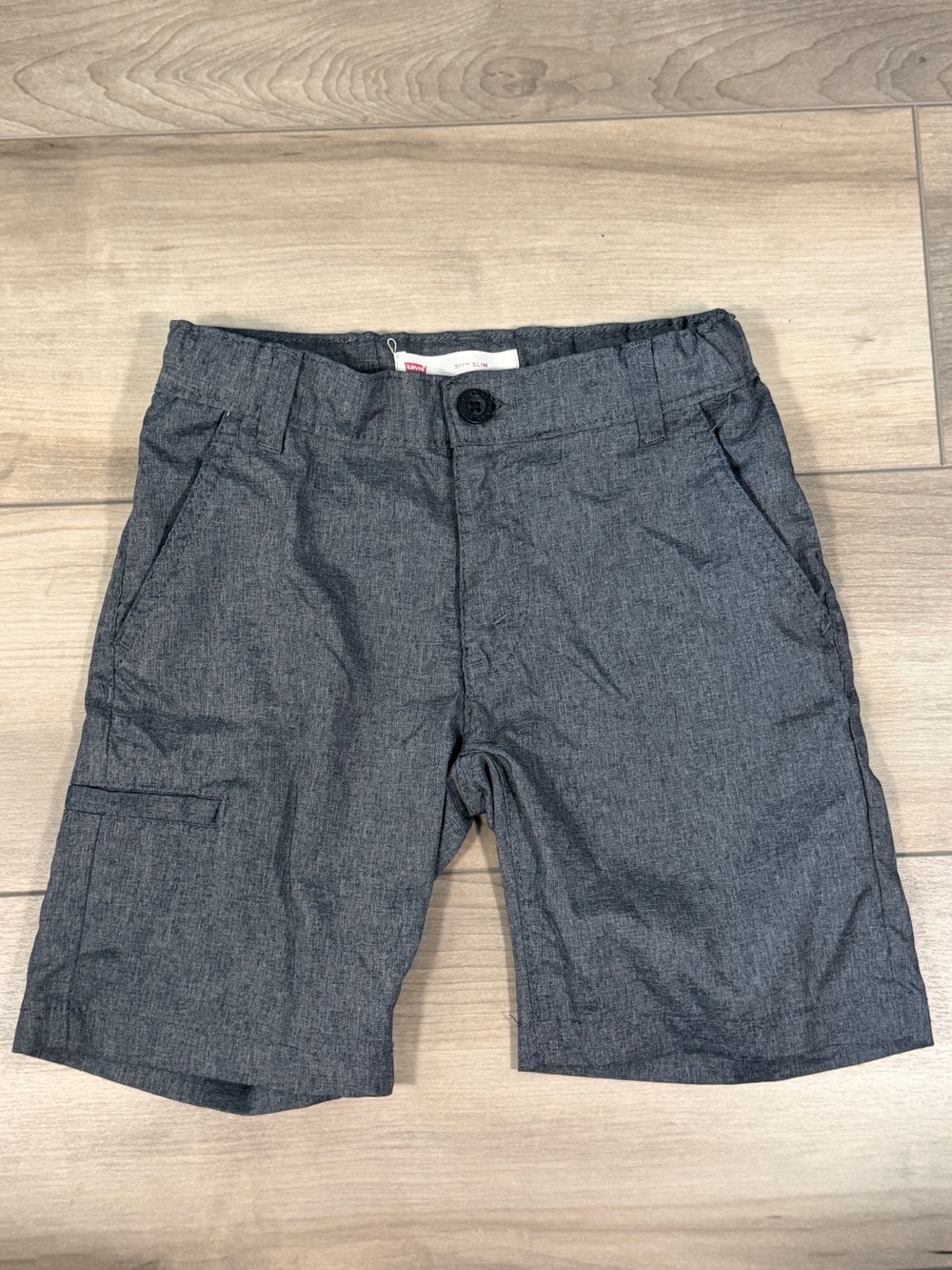 Levi’s 511 Slim Boys Gray Charcoal Shorts 7 regular